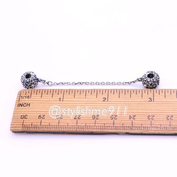 Authentic PANDORA Bouquet Clip Safety Chain - Picture 5 of 12